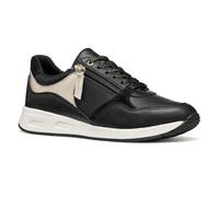 Geox Womens Dbulmya Sneaker, Black, 3 UK