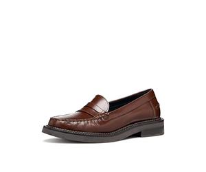 Geox Womens Dserilda Loafer, Brown, 3 UK