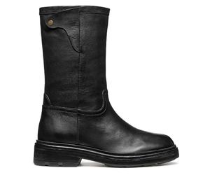 Geox Womens Dswelen Knee High Boot, Black, 3 UK