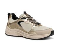 Geox Womens Dzarvia Sneaker, Beige, 3 UK