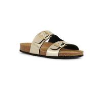 Geox Women's Gold D Brionia Metal Sandals Gold