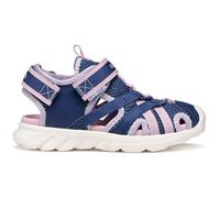 Geox J AIRADYUM GI Sandal, Navy/Lilac, 27 EU