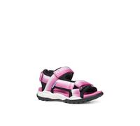 Geox J Borealis Girl A Sandal, Fuchsia/Black, 2 UK
