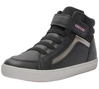 Geox Women's J Gisli Girl C Trainers, Black, 4 UK