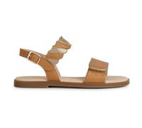Geox Women's J Karly GirlSandal, Biscuit Platinum, 5 UK