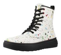 Geox Women's J Phaolae GirlAnkle Boot, White multi-coloured, 4 UK