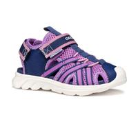 Geox J Sandal AIRADYUM GI, Navy/Purple, 4.5 UK