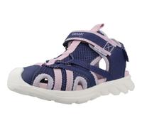 Geox J AIRADYUM GI Sandal, Navy/Lilac, 34 EU