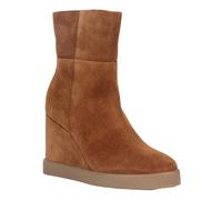 Geox Womens/Ladies D Eildea B Patent Leather Wedge Ankle Boots FS11177