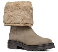 (7 UK, Taupe) Geox Womens/Ladies D Iridea M Leather Ankle Boots