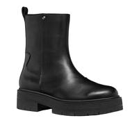 (7.5 UK, Black) Geox Womens/Ladies D Spherica Ec7 Patent Leather Ankle Boots
