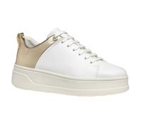 (7.5 UK, White/Light Gold) Geox Womens/Ladies D Spherica ECUB 2 Trainers