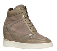(8 UK, Dark Taupe) Geox Womens/Ladies D Maurica B Suede Trainers