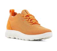 (6 UK, Orange) Geox Womens/Ladies Spherica Leather Trainers
