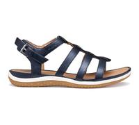Geox Women's Vega D Flat Sandal, DK Jeans, 40 EU