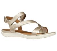 Geox Women's D Sandal Vega A Sport, Lt Gold, 3 UK