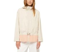 Geox Women's W Bulmya Parka Jacket, Moonbeam/Cameo Rose, XS/S