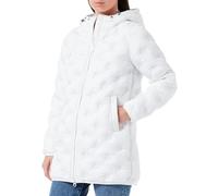 Geox Women's W VILDE Jacket, BLANC DE BLANC,