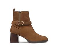 Geox Women's Walk Pleasure Ankle Boots, Camel, 7.5 UK