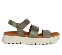 Geox Xand 2.1 Womens Leather Sandals | Sandals | Sage/Dark Green | UK Size 7.5