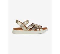 Xand 2S Leather Sandals Gold-Coloured