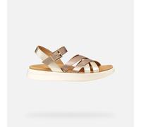 GEOX Xand 2s Woman Dark Beige/light Gold, Size: 39