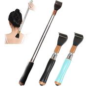 Geoyien Back Scratch, Hand Back Scratch, Electronic Back Scratcher Extendable Hand, Double Rod Reinforcement, Magnetic Beaded Massage, Gifts for Elderly, Men and Women(2 Pieces)