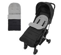 Geoyien Universal Baby Car Seat Cover, Winter Sleeping Bag, Winter Footrest for Children, 80 cm, Universal Footrest for Stroller, Sports Seat (Grey)