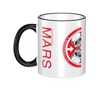 GEPANY 30 Thirty Seconds to Mars Ceramic Mug, 330ml Coffee Cup for Seconds Mars Band Fans Hip Hops Merchandise for Home Office Gifts