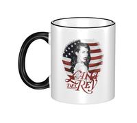 GEPANY Del Rey Singer Lana Ceramic Cup Home and Office Dual-Sided Printed Mugs A Heartwarming Present for Family and Friends
