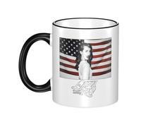 GEPANY Del Rey Singer Lana Ceramic Cup Home and Office Dual-Sided Printed Mugs A Heartwarming Present for Family and Friends