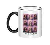 GEPANY McRae Singer Tate Ceramic Cup Home and Office Dual-Sided Printed Mugs A Heartwarming Present for Family and Friends