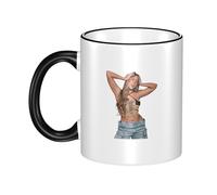 GEPANY McRae Singer Tate Ceramic Cup Home and Office Dual-Sided Printed Mugs A Heartwarming Present for Family and Friends