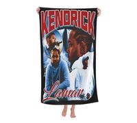GEPANY Rapper Lamar Singer Kendrick Bath Towel Microfiber Beach Towels for Man Woman Ideal for Pools and the Beach