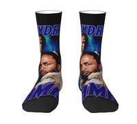 GEPANY Rapper Lamar Singer Kendrick Crew Socks Colorful and Adorable Patterned Mid-calf Socks A Delightful Surprise for Both Men and Women