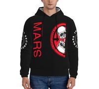 GEPANY Seconds To Mars Hoodie 3d Novelty Graphic Hooded Sweatshirt Hoodies For Men XL
