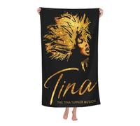 GEPANY Tina Rock%Turner-Singer Bath Towel Microfiber Beach Towels for Man Woman Ideal for Pools and the Beach