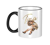GEPANY Turner-Rock Singer Tina Ceramic Cup Home and Office Dual-Sided Printed Mugs A Heartwarming Present for Family and Friends
