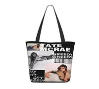 GEPANY Women's Mcrae Singer Tate Vibrant Tote Zipper-Closure Tote Bag Suitable for Shopping Traveling and Commuting