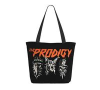 GEPANY Women's The Pro*di^gy band Vibrant Tote Zipper-Closure Tote Bag Suitable for Shopping Traveling and Commuting