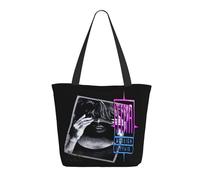 GEPANY Women's Tina Rock%Turner-Singer Vibrant Tote Zipper-Closure Tote Bag Suitable for Shopping Traveling and Commuting