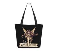 GEPANY Women's Tull Rock Band Jethro Vibrant Tote Zipper-Closure Tote Bag Suitable for Shopping Traveling and Commuting