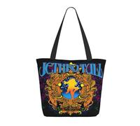 GEPANY Women's Tull Rock Band Jethro Vibrant Tote Zipper-Closure Tote Bag Suitable for Shopping Traveling and Commuting