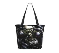 GEPANY Women's Tull Rock Band Jethro Vibrant Tote Zipper-Closure Tote Bag Suitable for Shopping Traveling and Commuting