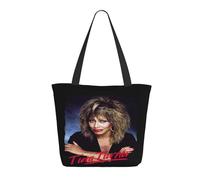 GEPANY Women's Turner-Rock Singer Tina Vibrant Tote Zipper-Closure Tote Bag Suitable for Shopping Traveling and Commuting
