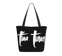 GEPANY Women's Turner-Rock Singer Tina Vibrant Tote Zipper-Closure Tote Bag Suitable for Shopping Traveling and Commuting