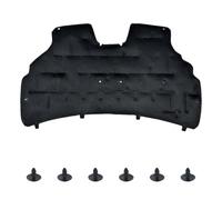 GEPCO Bonnet Insulation Mat Engine Bay Soundproofing Pad with Clips Compatible with FORD FIESTA VI FIESTA MK6 VAN MK7 VOR FACELIFT 2008-2017