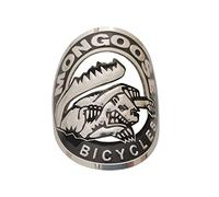 Gepinke Bike Badge Soft Aluminum Alloy Decals Stickers for MTB BMX Folding Bicycle Front Frame Cycling Accessories Emblem Tube DIY (Mongoo-se.)