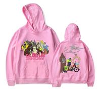 GEPLUM Hoodie The Big Lez Show Merch Cartoon Printed Sweatshirt Unisex Oversized Long Sleeve Top Vintage Pullover Hoodies For Women and Men XXS-4XL-Pink||xx_l