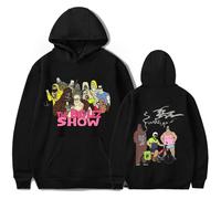 GEPLUM Hoodie The Big Lez Show Merch Cartoon Printed Sweatshirt Unisex Oversized Long Sleeve Top Vintage Pullover Hoodies For Women and Men XXS-4XL-Black||s